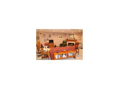 Family Room in the Lower Level