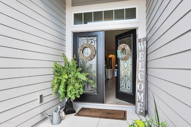double glassed doors