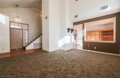 Main living area features 18' ceilings - open to d