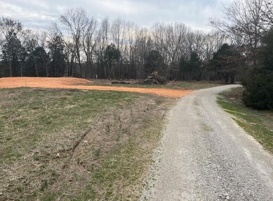 Culdesac Road into Lot on left