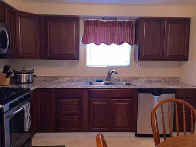 Kitchen. Remodeled kitchen with Cognac cabinets