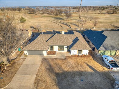 Aerial view with a rural view