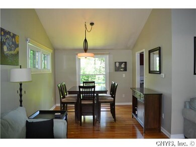 Dining Room. The living room leads directly into t