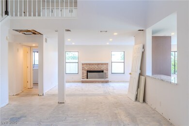 Unfurnished living room featuring a fireplace and