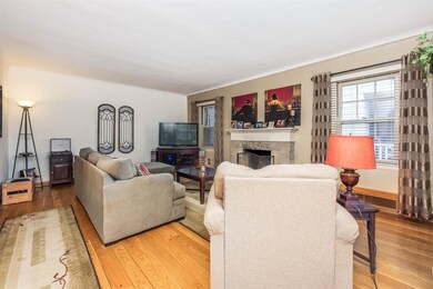 Spacious living room with plenty of natural light!