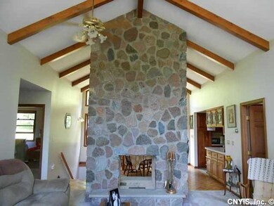 Living Room. Cathedral ceiling and wonderful views