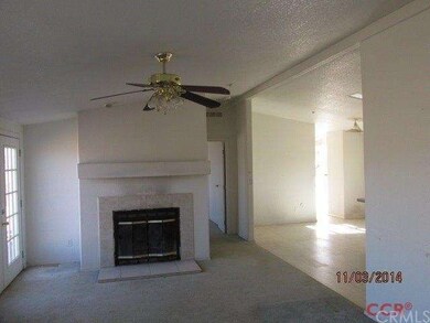 Living room with Fireplace.