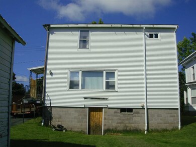 Back of the house opens to the yard
