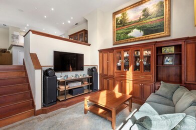 Natural light streams through the copious windows 