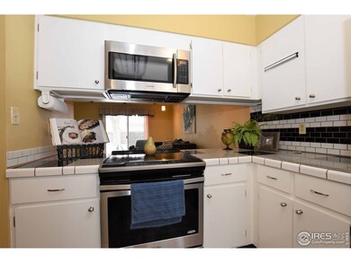 Kitchen pass-through to living area