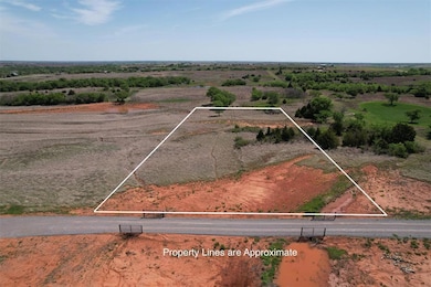 View of rural area with property parcel outlined