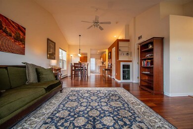 Looking toward dining room and kitchen.