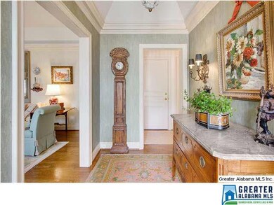 Entrance Hall. Hardwood floors are beautifully mai
