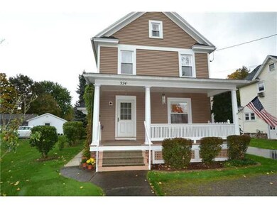 Exterior Front. Covered porch.