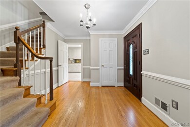 Welcome Home! The Front Mahogany Door opens up to