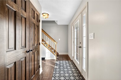Double Closet at the Entry for Storage.