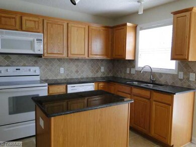 Kitchen. View showing counter top and lot s of cabinet space