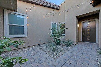 Courtyard walkway to front door