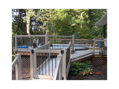 Patio/Deck. above ground pool with maintenance fre
