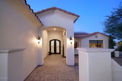 Front Entrance with Courtyard