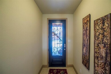 Beautiful front door with a keypad entry!