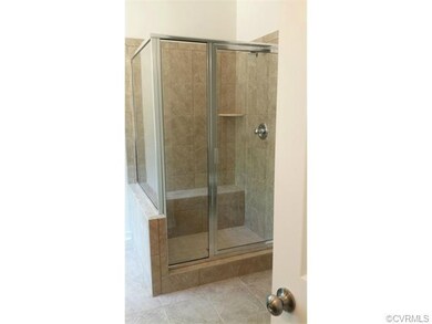 Actual house. Master bath with ceramic shower.