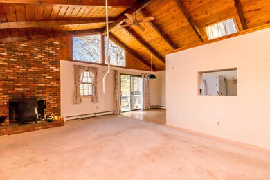 Cathedral living room