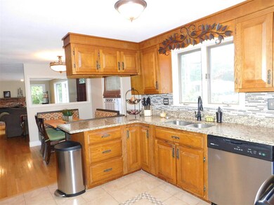 Granite counters, tile floor and all SS appliances