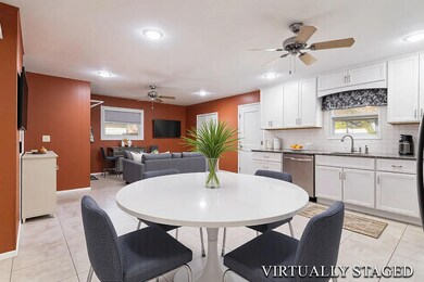 Kitchen virtually staged