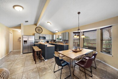 Open bar and dining space gives convenient access formal dining and breakfast area