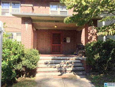 Beautiful large front porch with brick columns.