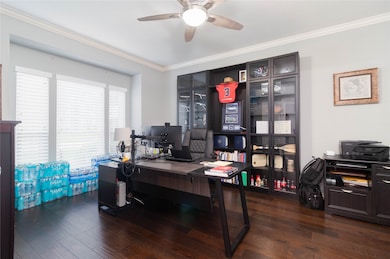 Large office to the left of the foyer