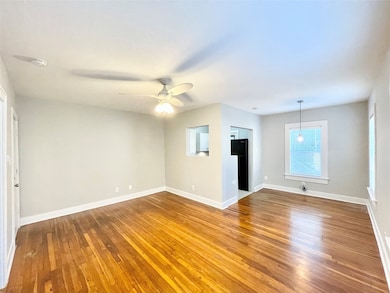 Soft gray neutral paint everywhere and warm wood f