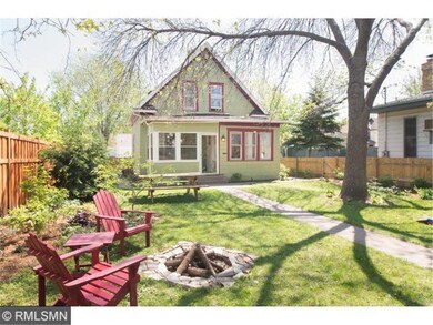 Beautifully landscaped yard full of perennials and
