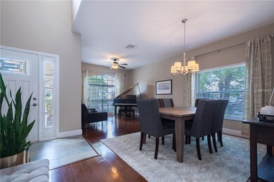 Living Room/Dining Room Combo. Hardwood Flooring.