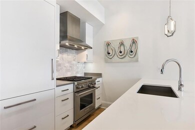 Kitchen: Hanstone, counter-height 
