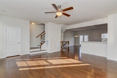 Large den with open floor plan