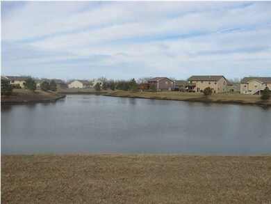 View of lake from the back deck