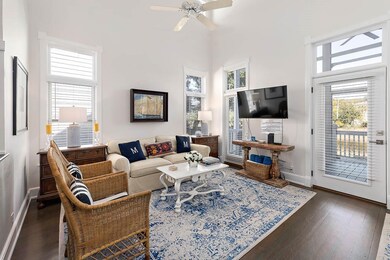 Main seating area - beautiful hardwood flooring