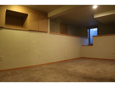 Lower level bedroom that gives enough space to add