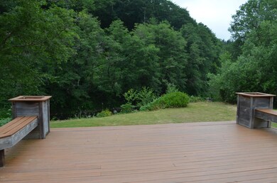 View of river from the deck.