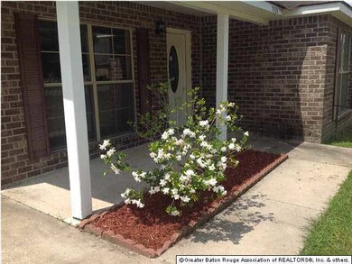 Front porch/flower bed