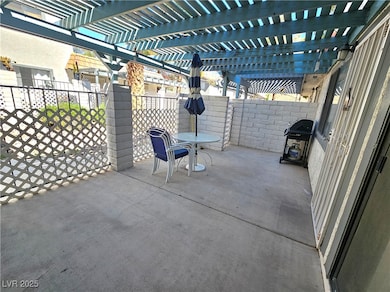 Large courtyard patio