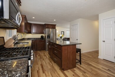 Quartz counters & Hickory hardwood flooring!
