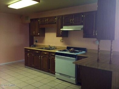 Kitchen view of gas stove