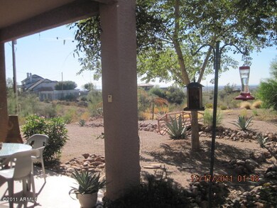 back view of the home