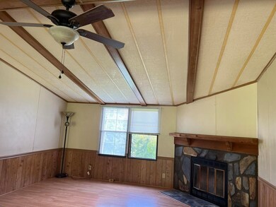 WOOD BURNING FIREPLACE