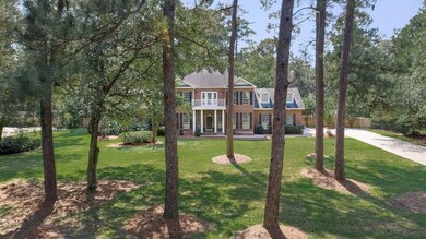 Mature trees create a shady oasis