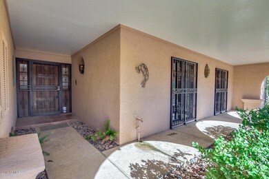 Beautiful Covered Front Patio
