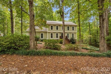 large wooded lot
